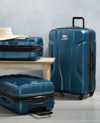 samsonite turquoise suitcase