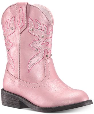 childs pink cowboy boots