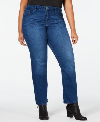 macy's style and co plus size jeans