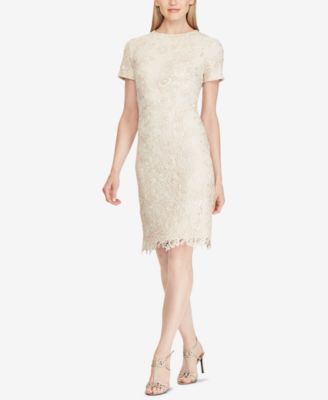 ralph lauren lace dress macy's