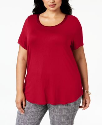 macys alfani tops plus size