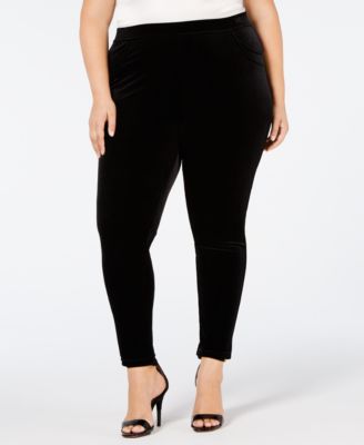 macys velvet leggings