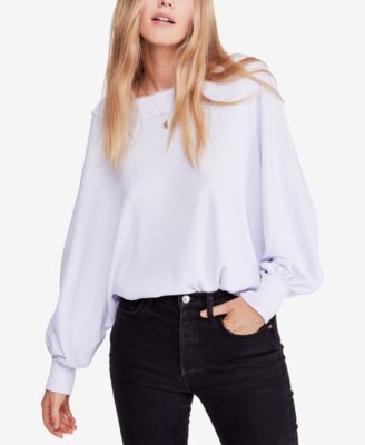 off the shoulder thermal top