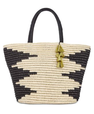 macys straw handbags
