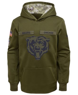 Buffalo Bills Nike Youth 2019 Salute to Service Therma Pullover Hoodie -  Khaki