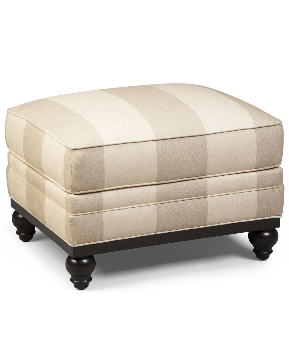 Martha Stewart Fabric Ottoman, Saybridge Custom Colors   furniture