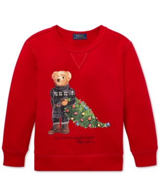 polo bear red sweater