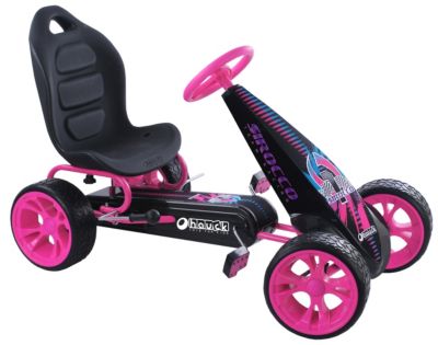 hauck lightning pedal go kart pink