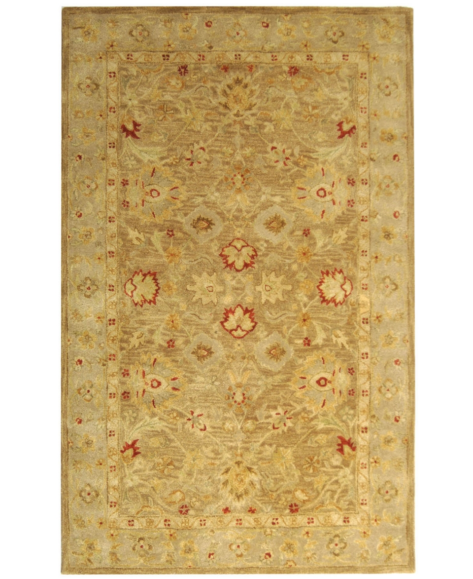 MANUFACTURERS CLOSEOUT Safavieh Area Rug, Antiquity AT822B Brown/Beige 76 X 96   Rugs
