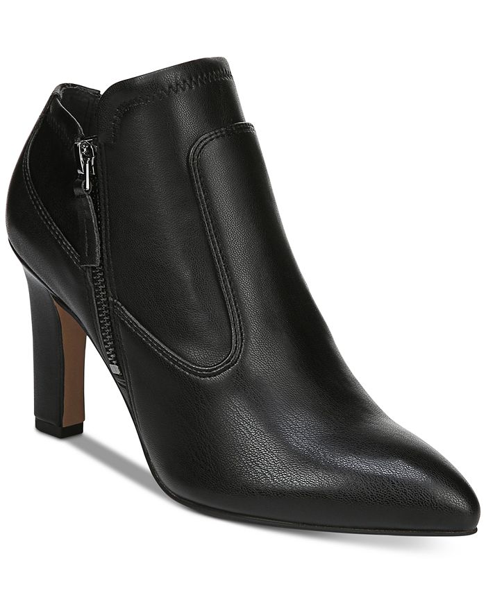 franco sarto leather pointy toe booties