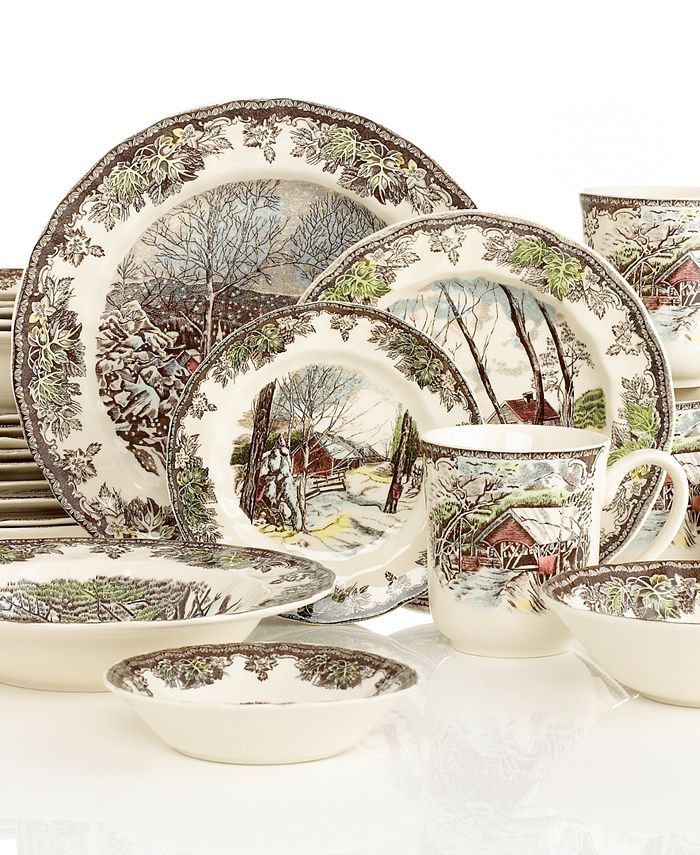 Johnson Bros. Friendly Village 28 Piece Set Service for 4 & Reviews