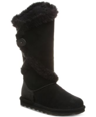 bearpaw boots womens black