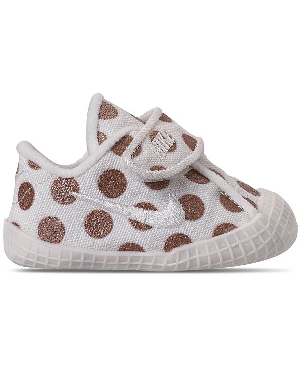 Nike Girls' Infant Waffle 1 Premium Crib Booties from Finish Line