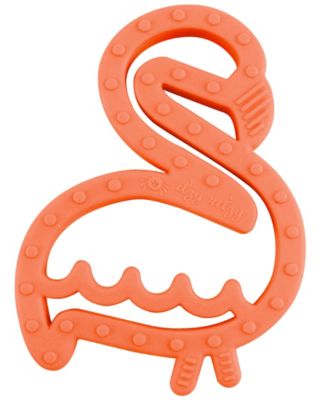 itzy ritzy flamingo teether