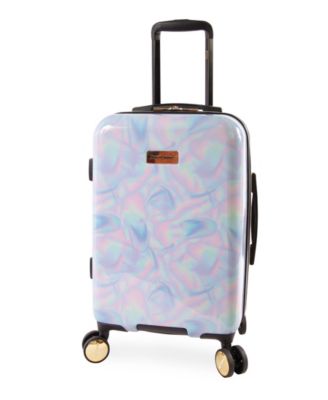 juicy couture holographic luggage