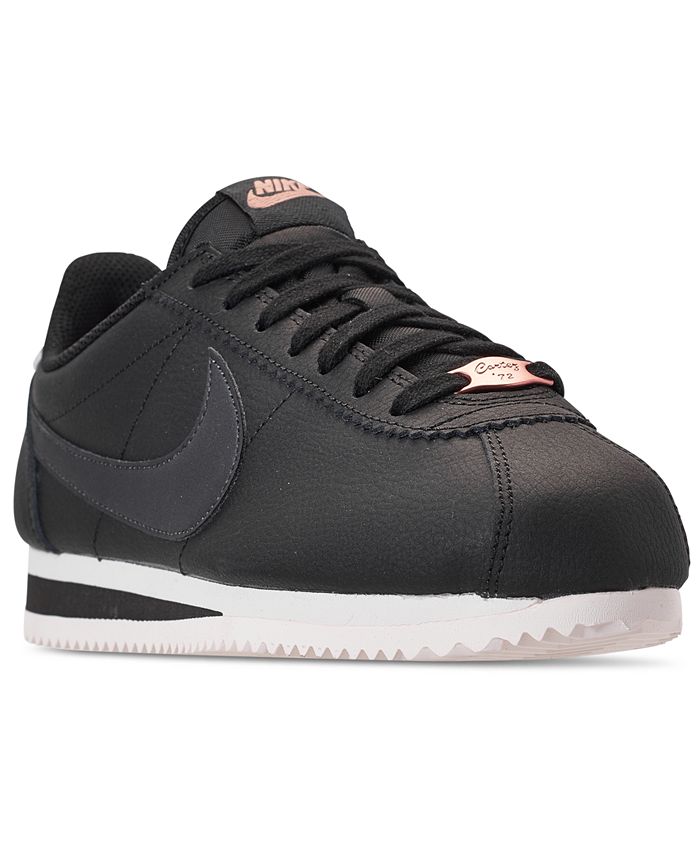 women's classic cortez premium casual sneakers from finish line