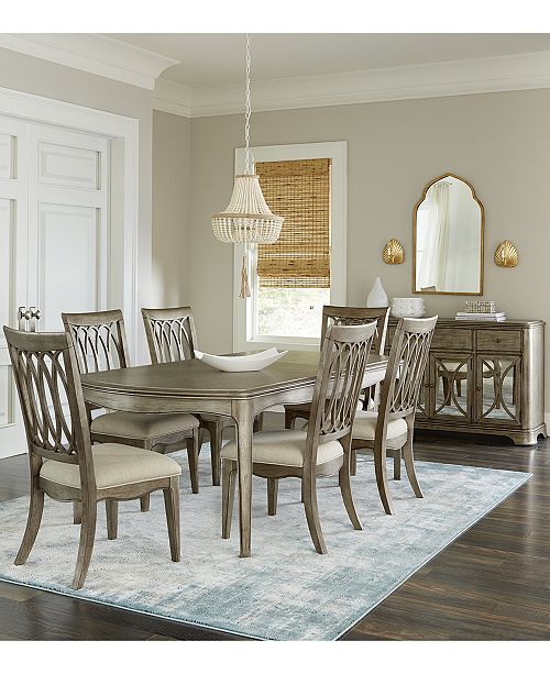 Furniture Kelly Ripa Home Hayley 5 Pc Dining Set Dining Table 4 Side Chairs Reviews Furniture Macy S