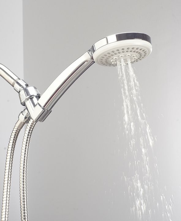 Bath Bliss Fiji 5 Function Massage Shower Head & Cord Set & Reviews