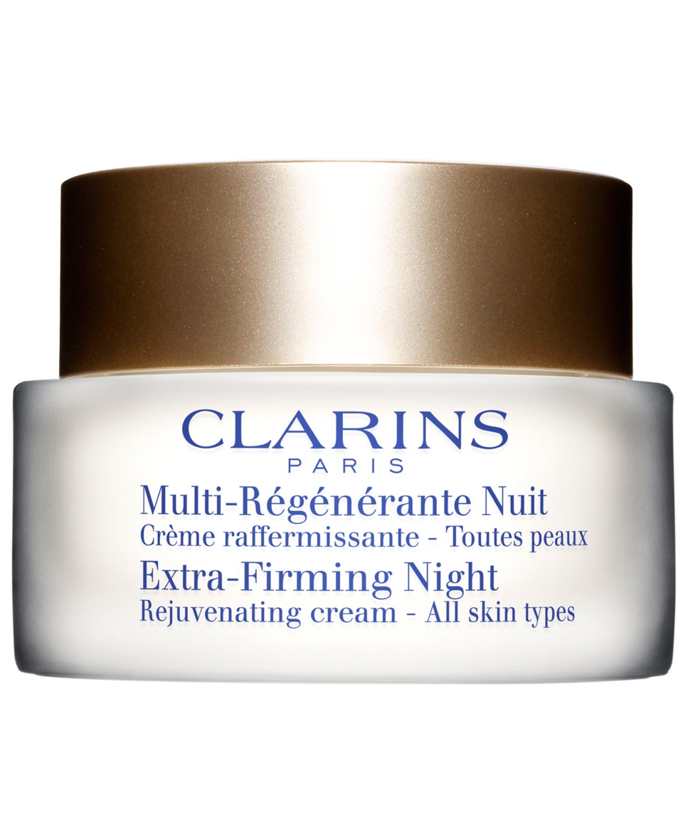 Clarins Extra Firming Night Rejuvenating Cream   All Skin Types, 1.7 