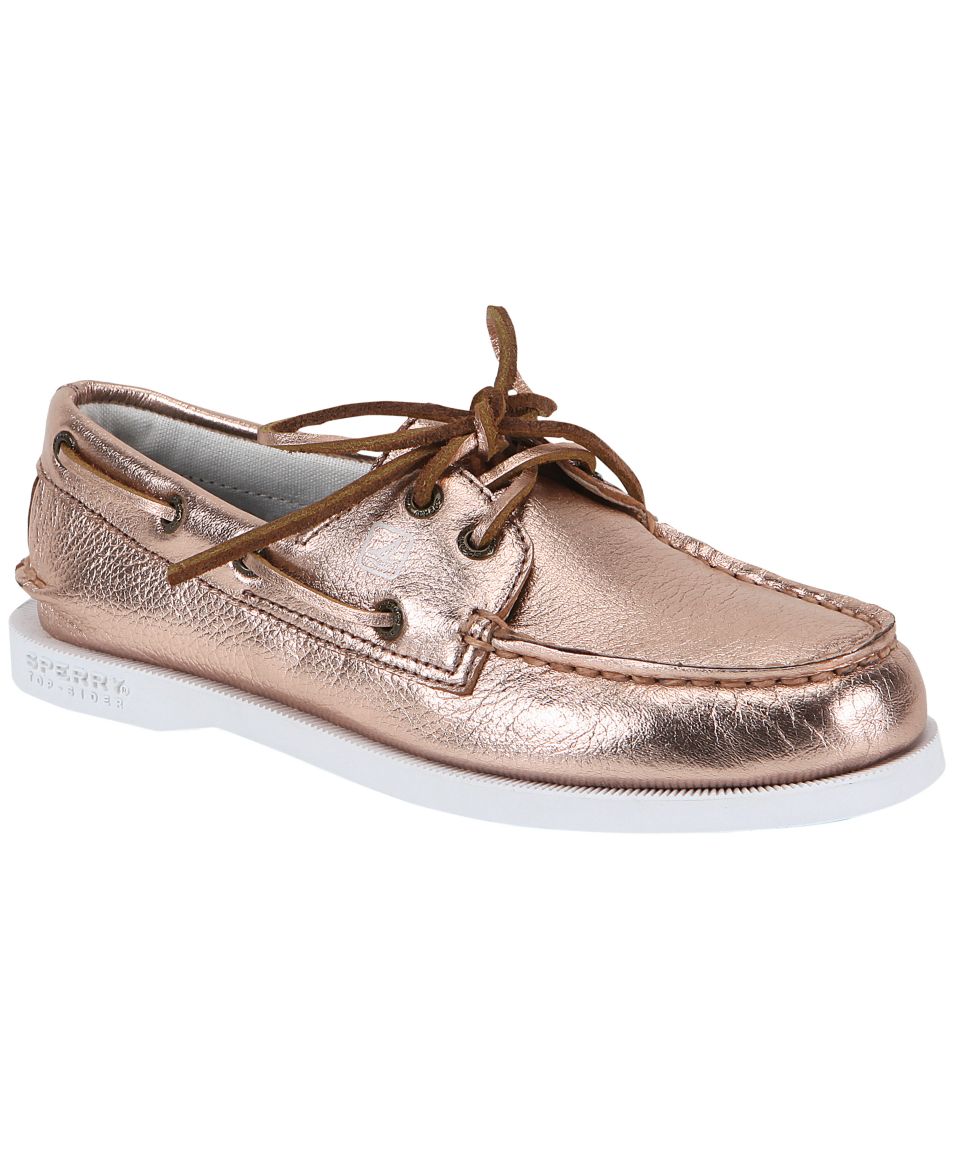 Sperry Top Sider Kids Shoes, Little Girls Metallic Boat Shoe