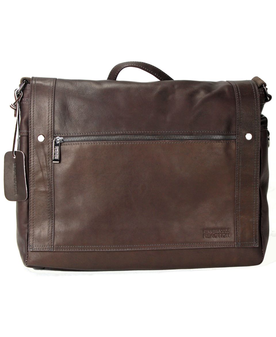 Kenneth Cole Reaction Colombian Leather Messenger Bag