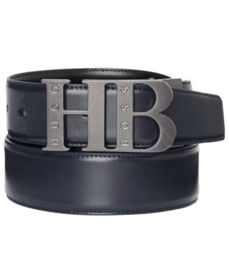hugo by hugo boss men's garney leather belt