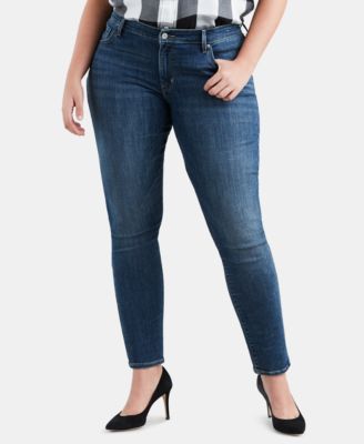 macy's plus size levi jeans