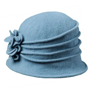 Женский вязаный шерстяной клош Dorfman Pacific с цветочным узором 12990₽