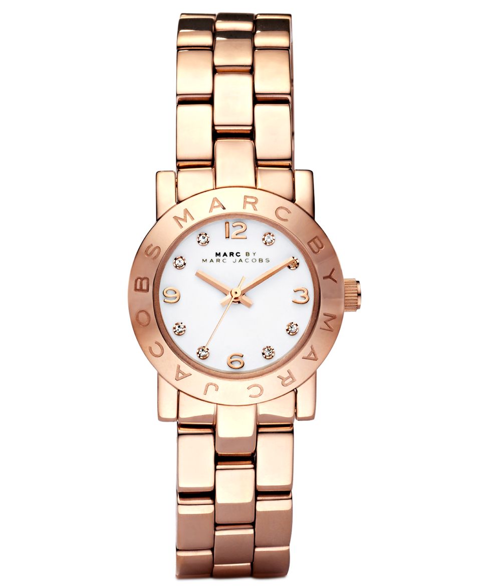 Marc by Marc Jacobs Watch, Womens Mini Amy Gold Tone Stainless Steel