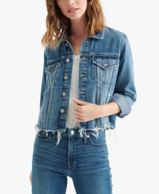 lucky brand jean jacket womens