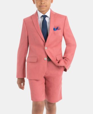 shorts and jacket suit