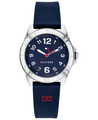 Navy Silicone Strap Watch 34mm Created 