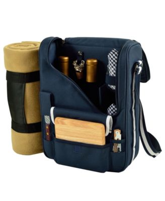 wine cooler bag with glasses