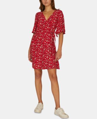 junior wrap dress