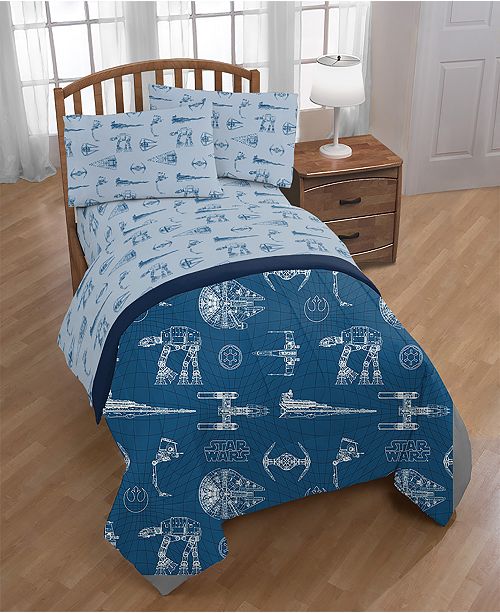 Snoopy Star Wars Vehicle Schematics Twin Comforter Reviews Comforters Fashion Bed Bath Macy S