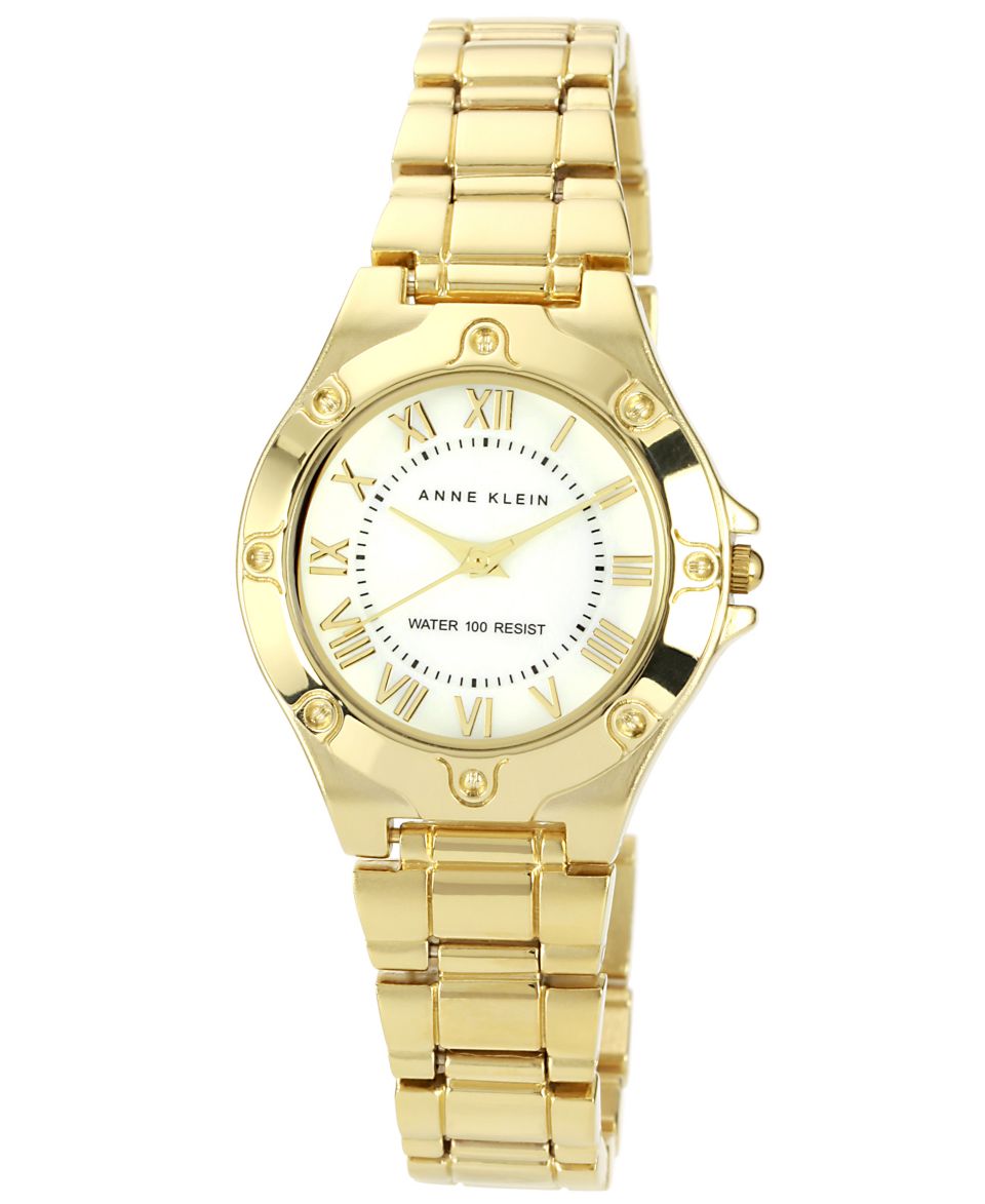 Anne Klein Watch, Womens Gold Tone Bracelet 30mm 10 9818MPGB