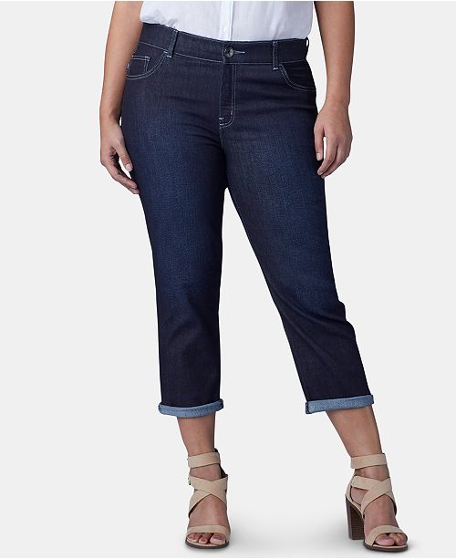 Lee Platinum Plus Size Flex Motion Capri Jeans & Reviews - Pants & Leggings  - Plus Sizes - Macy's