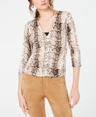 snakeskin cardigan