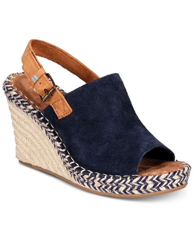 slingback espadrille wedges