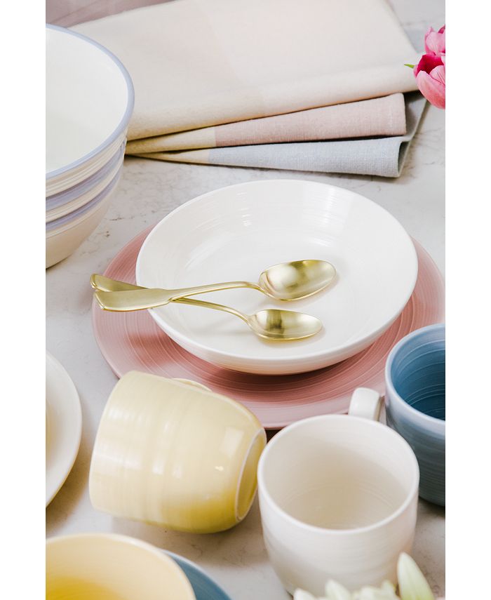 Martha Stewart Collection CLOSEOUT! Color Striping Dinner Plates, Set