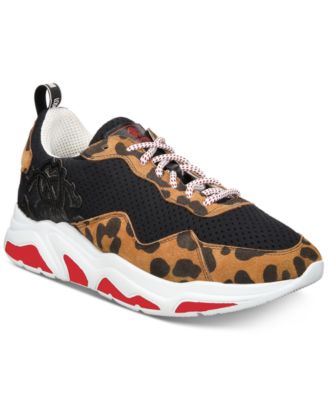 dad sneakers leopard
