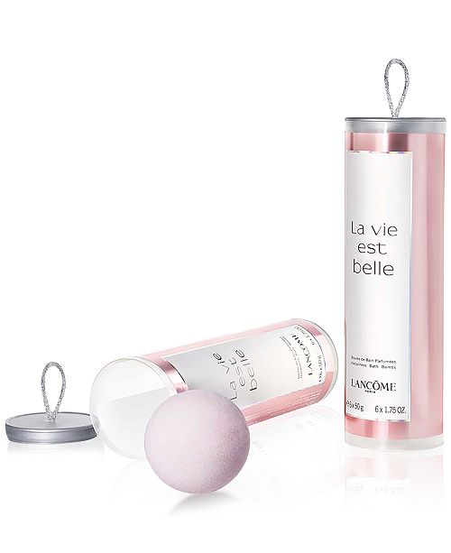 Lancome La Vie Est Belle Happiness Bath Bombs Created For Macy S Reviews Skin Care Beauty Macy S