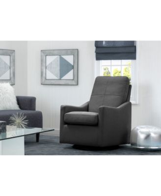 delta children kenwood slim nursery glider swivel rocker chair
