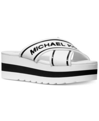 michael kors logo sandals