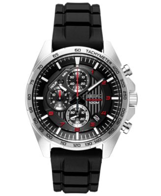 seiko chronograph black