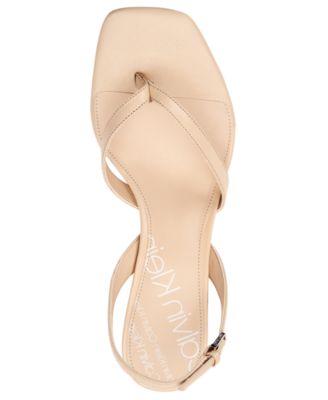 calvin klein monty thong sandal