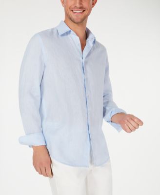 macys womens linen shirts