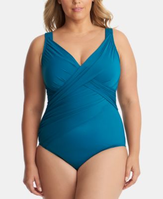 magic suit plus size swimwear