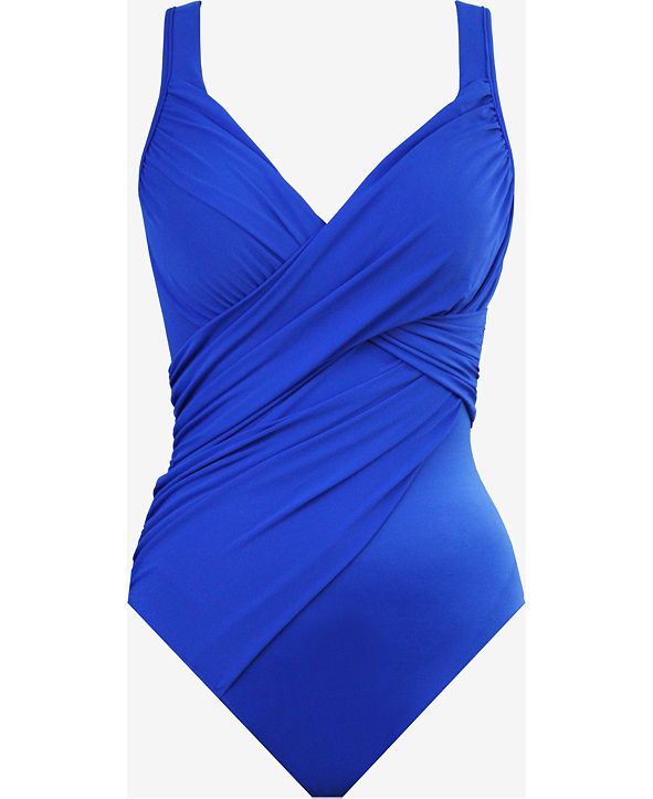 Miraclesuit Rock Solid Revele Twist-Front Allover Slimming Underwire ...