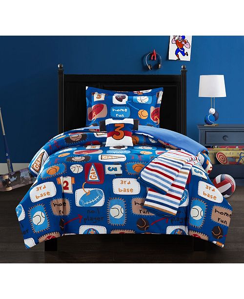 Chic Home Sport Camp 4 Piece Twin Comforter Set Reviews Bed In A Bag Bed Bath Macy S